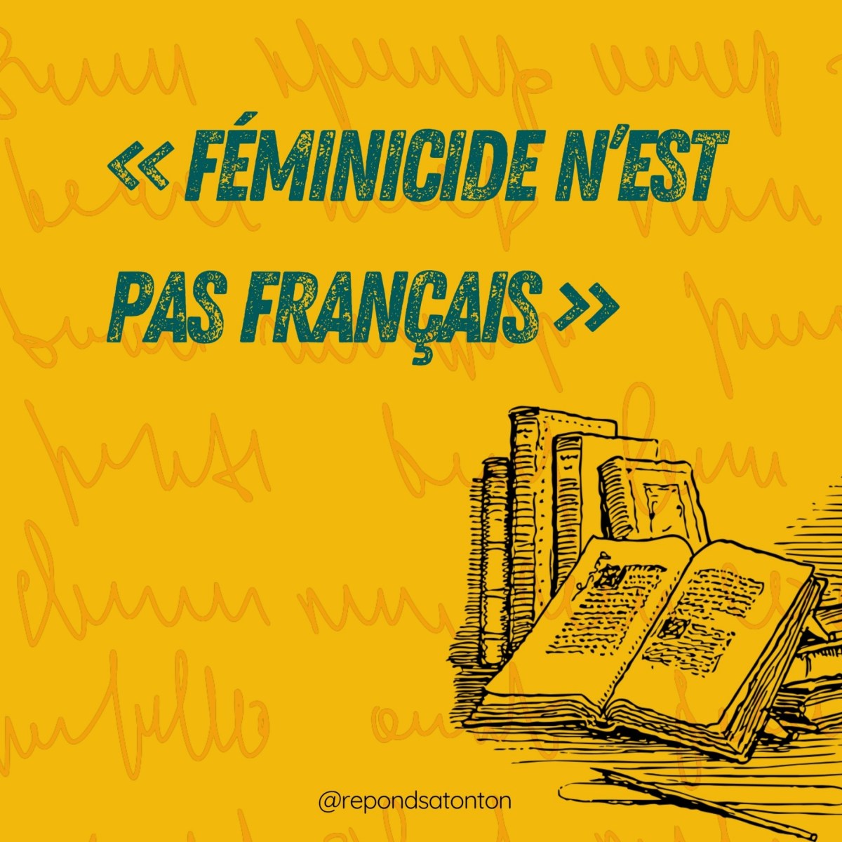 « Le mot féminicide n’est pas français&nbsp;»