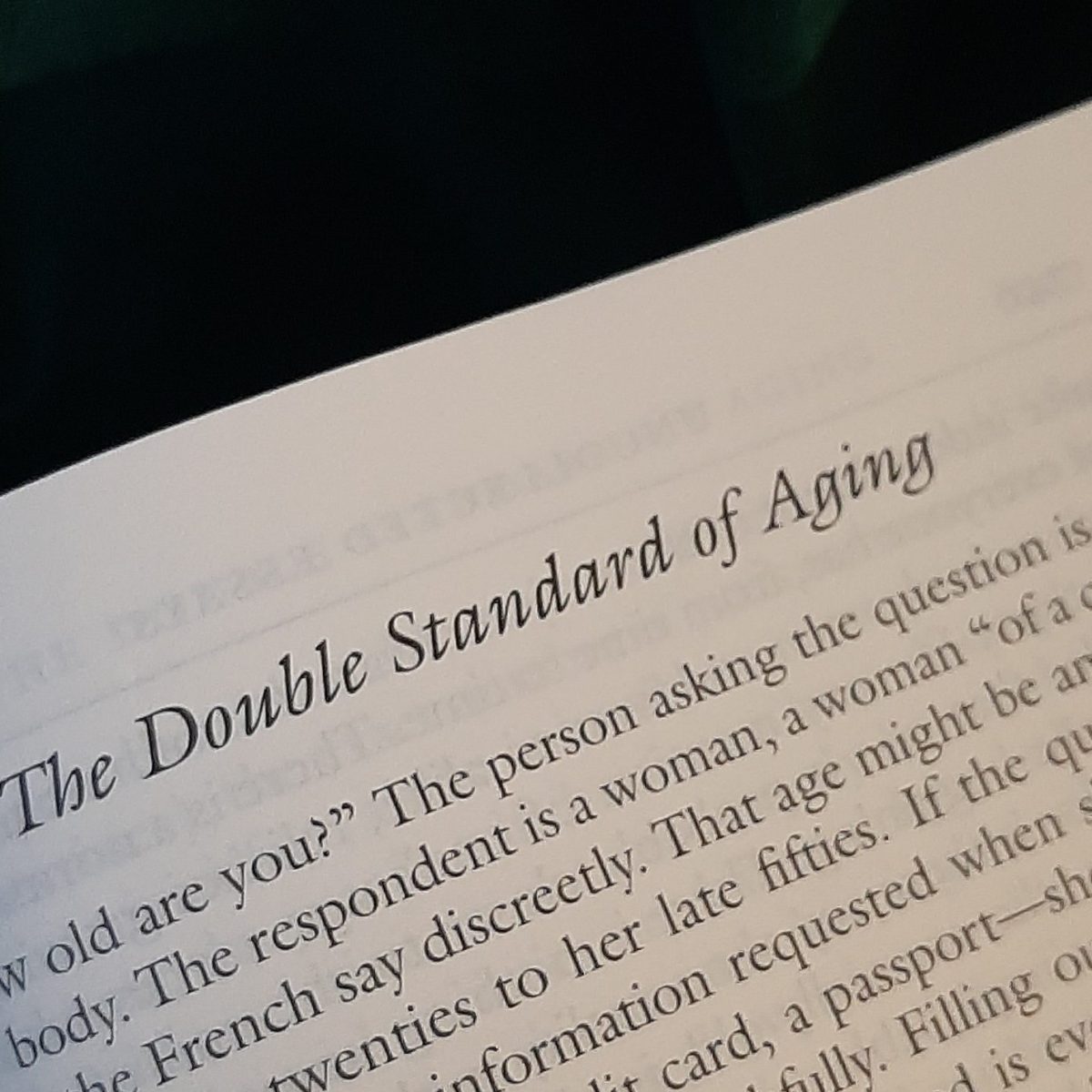« The Double Standard of Aging » de Susan&nbsp;Sontag