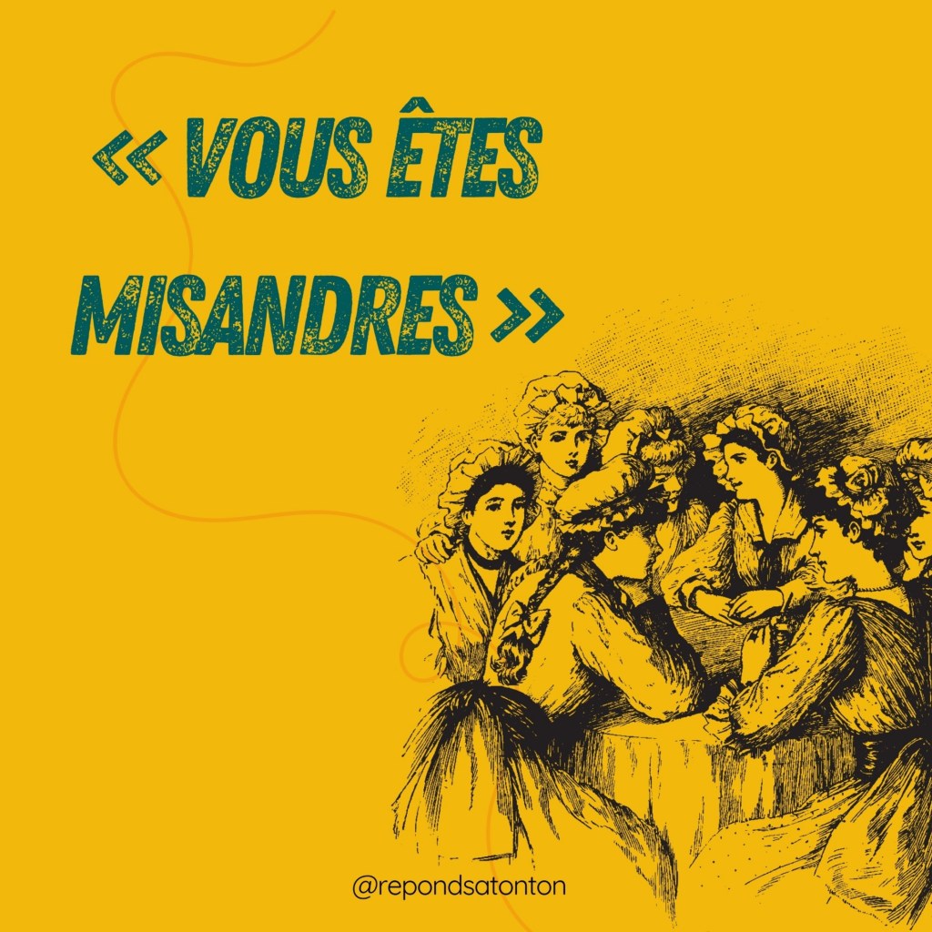 « Vous êtes misandres&nbsp;»